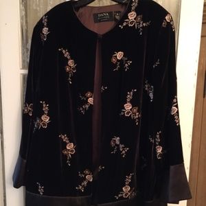 Dana Buchman Woman Embroidered Coat